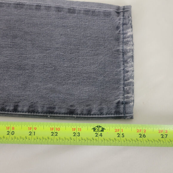 Paper Denim & Cloth Jeans Womens 24 646 Straight‎ Destroyed Black W26 x L25.5 - Picture 8 of 16